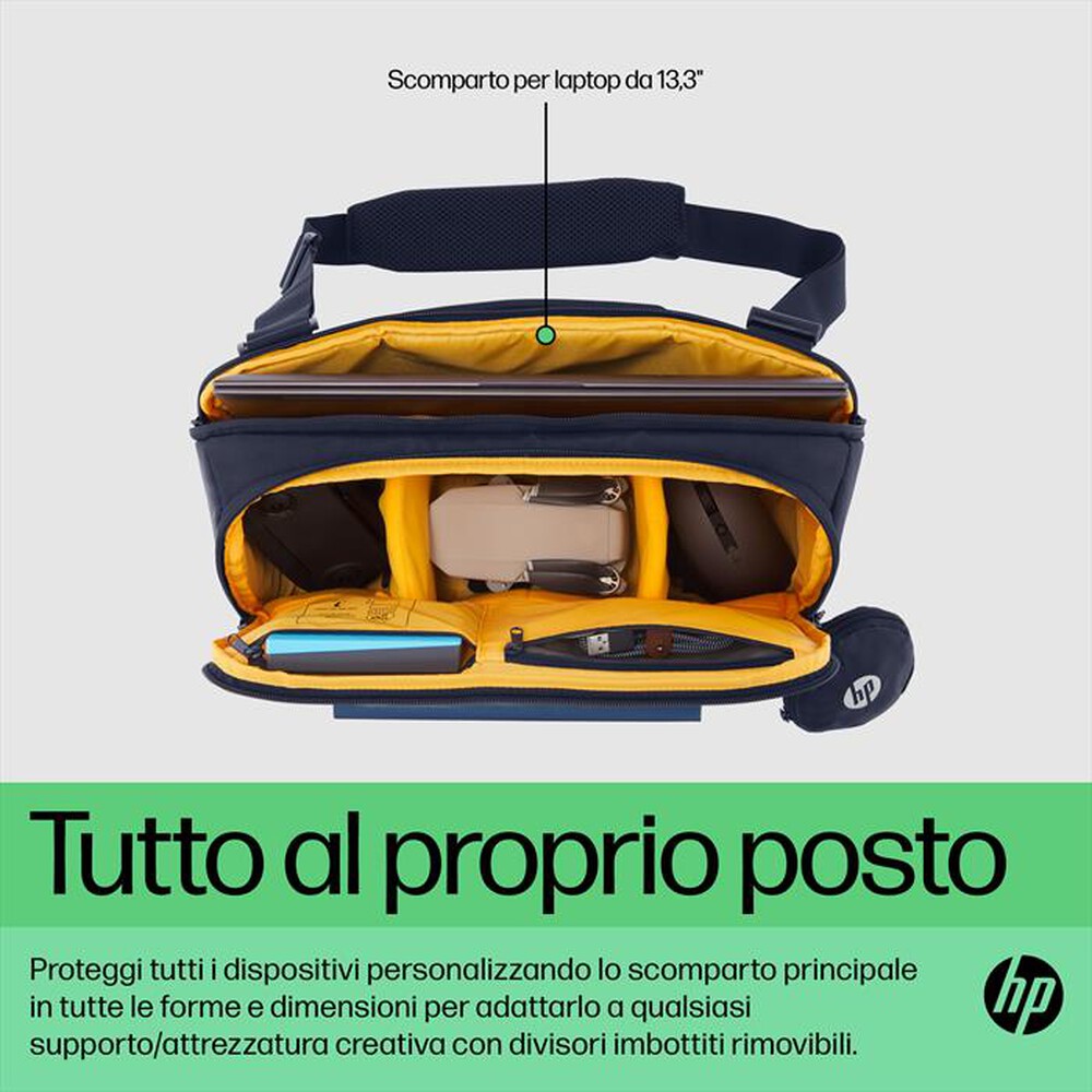 "HP - BORSA A TRACOLLA CREATOR 13,3-Blu scuro"