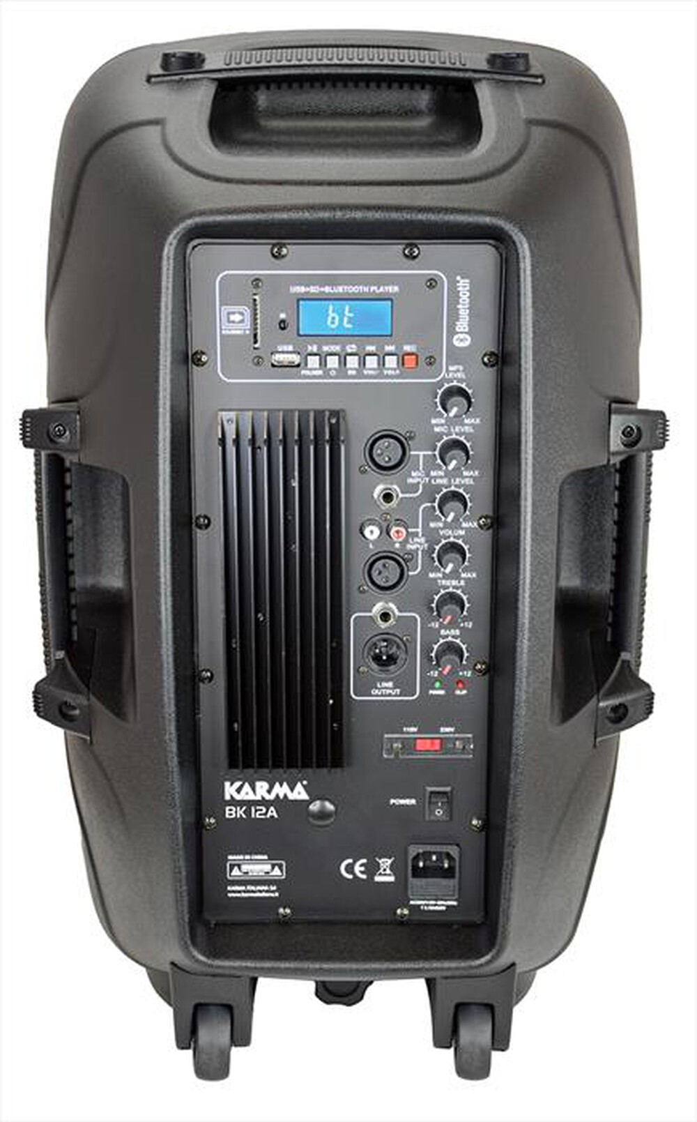 "KARMA - Diffusore amplificato BK 12A-Nero"
