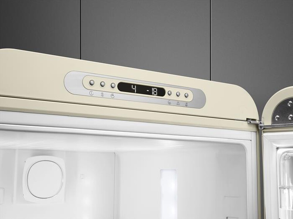 "SMEG - Frigorifero combinato FAB32RCR5 Classe D 350lt-Crema"