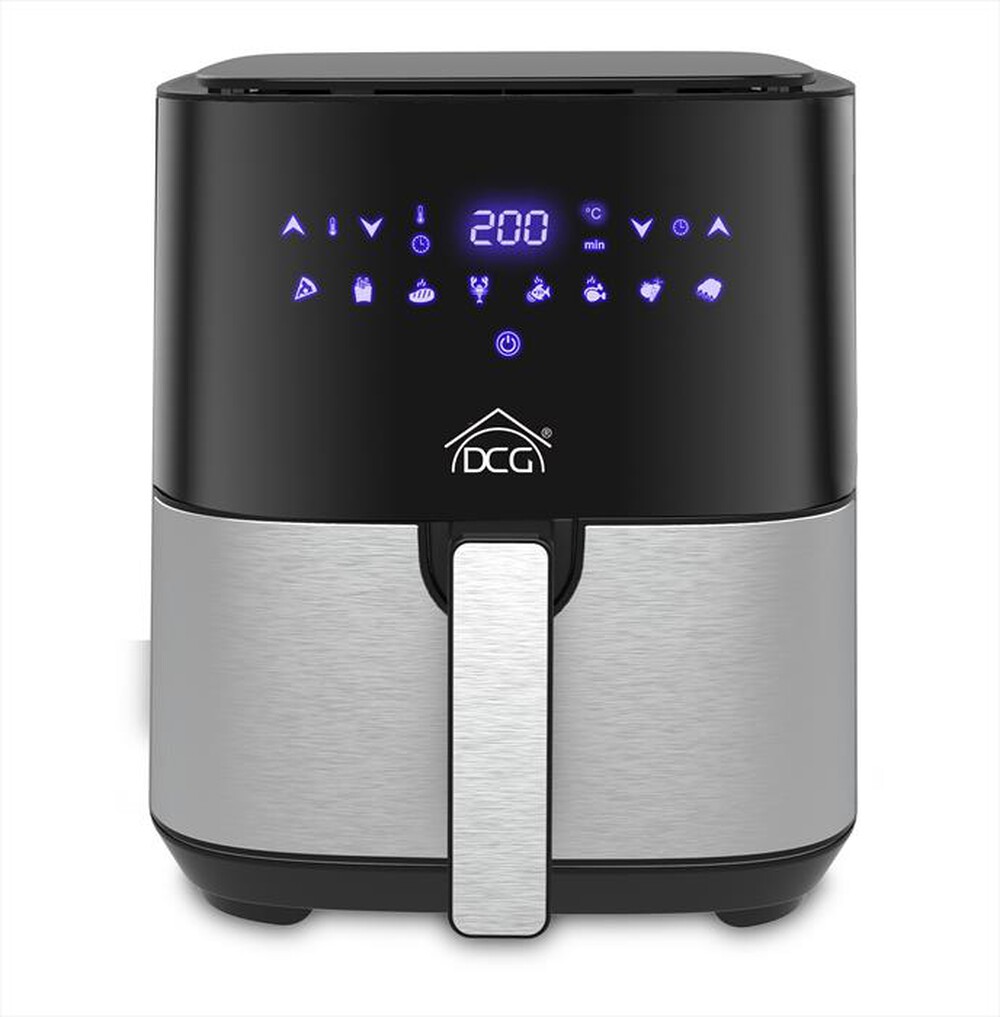 "DCG ELTRONIC - Friggitrice ad aria FR3605D-NERO SILVER"
