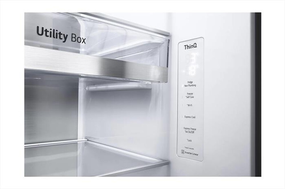 Immagine del prodotto LG - Frigorifero side by side GSXV91PZAE Classe E-Inox