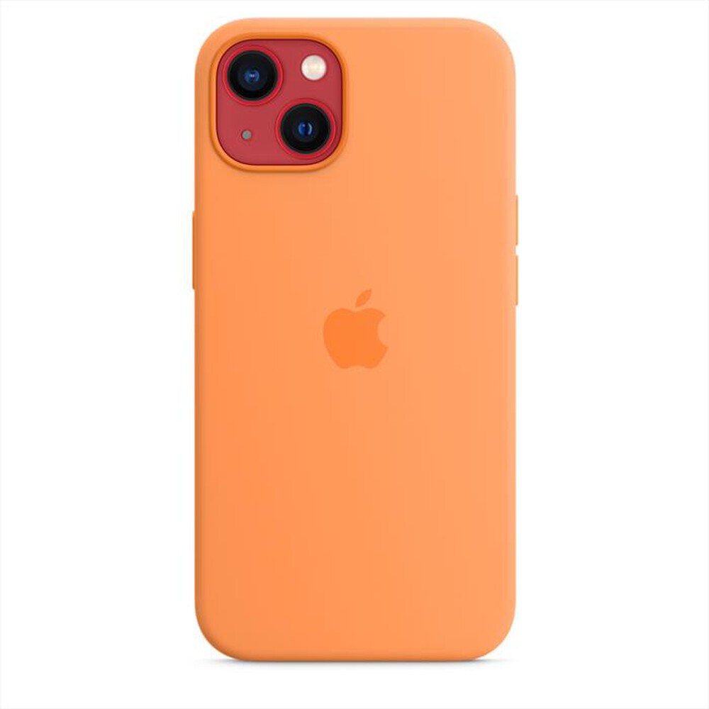 "APPLE - iPhone 13 Silicone Case with MagSafe-Marigold"