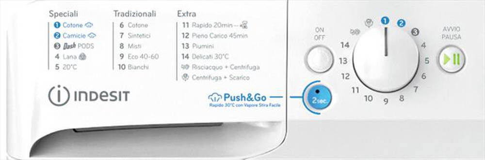 Immagine del prodotto INDESIT - Lavatrice BWE 91497X WV IT 9 Kg Classe B