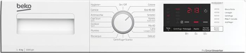 Immagine del prodotto BEKO - Lavatrice WUXS61032WI-IT 6 Kg Classe D-Bianco