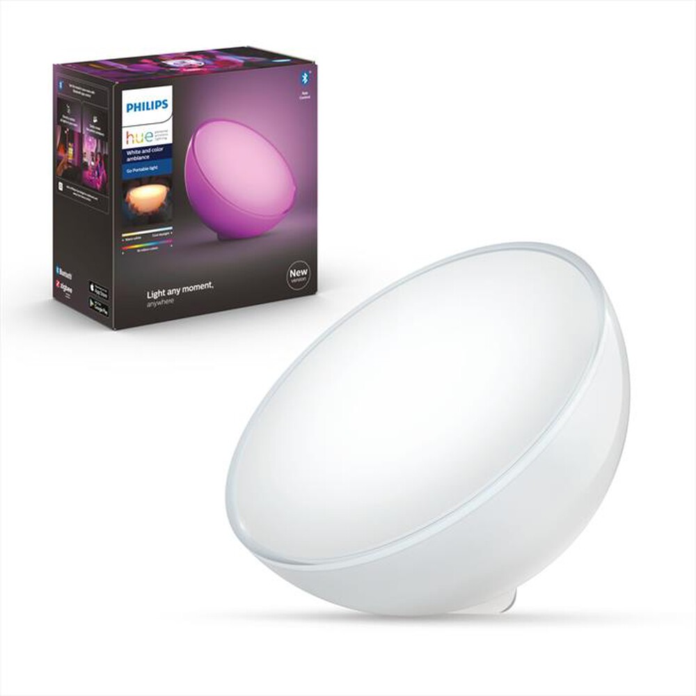 "PHILIPS - Hue Go Lampada Portatile White and Color Ambiance-Luce bianca e colorata"