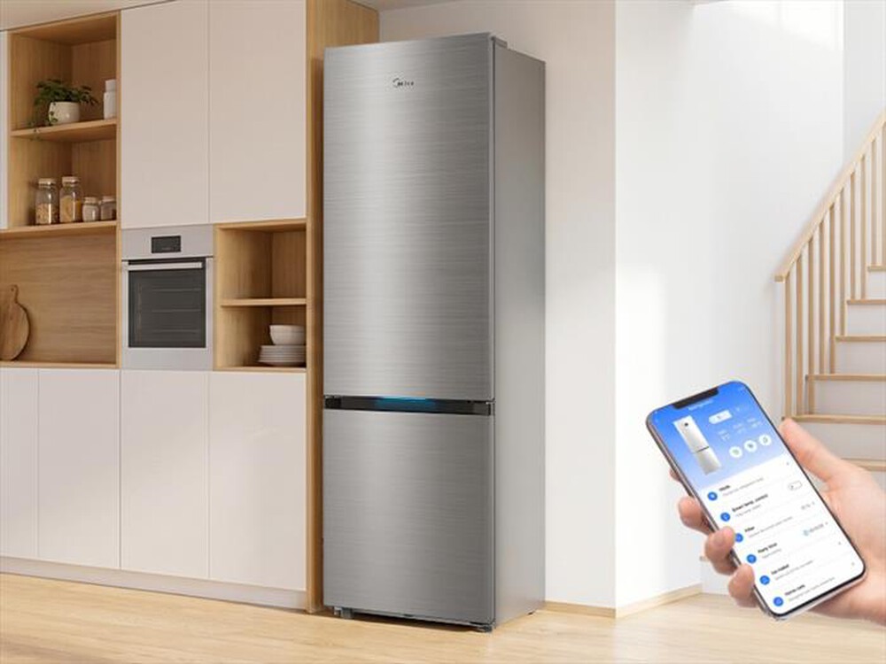 Immagine del prodotto MIDEA - Frigorifero combinato MDRB600MIC46 Classe C 442lt-Inox
