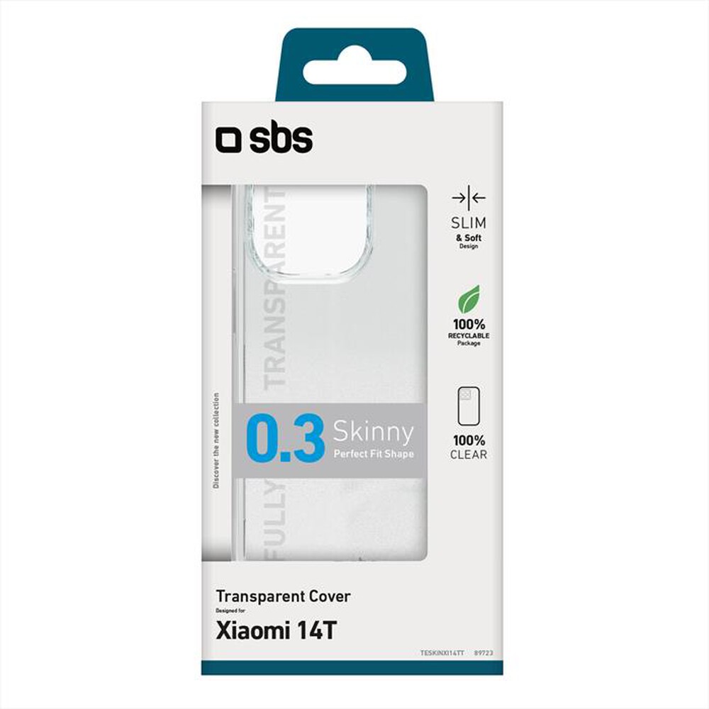 "SBS - COVER SKINNY XIAOMI 14T-Trasparente"