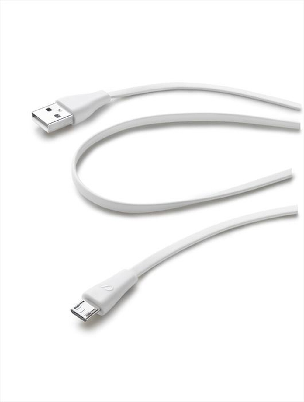 "CELLULARLINE - Flat USB data cable - Bianco"
