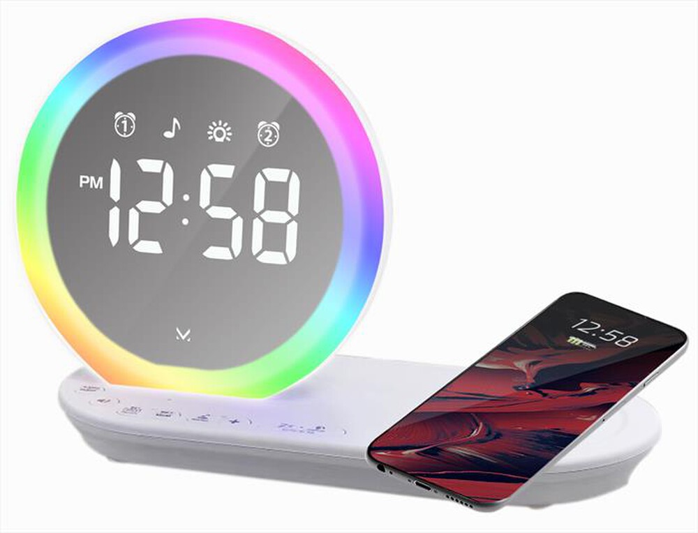 "MAJESTIC - Radio sveglia RS 138WI-BIANCO"