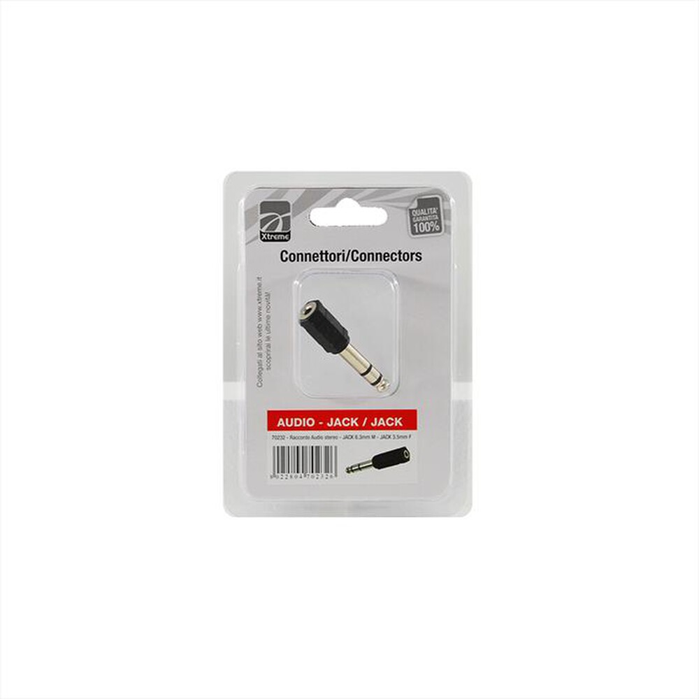 Immagine del prodotto XTREME - RACCORDO AUDIO JACK 6.3 STEREO-NERO