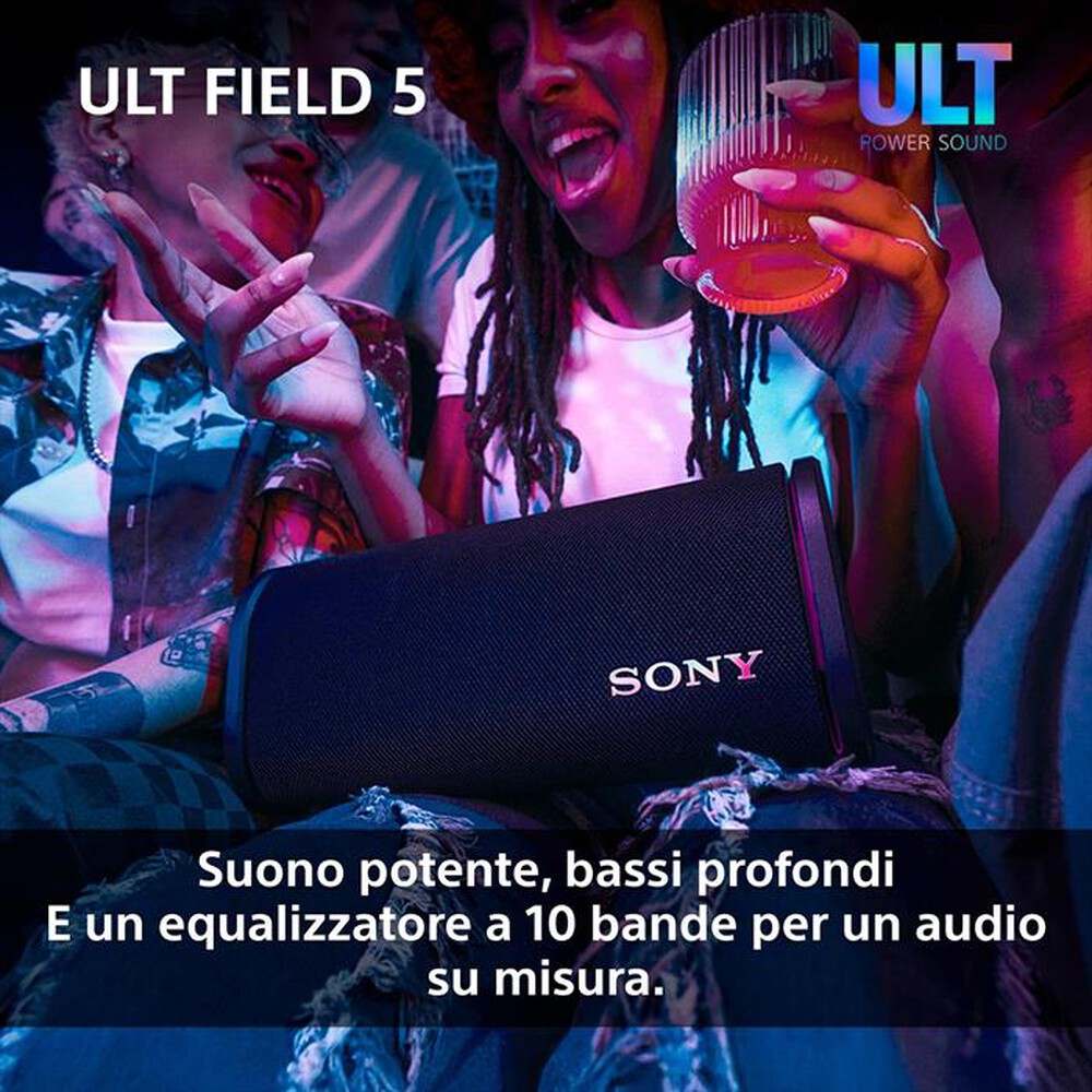Immagine del prodotto SONY - Speaker portatile Wireless Bluetooth SRSULT50B.CE7-Nero