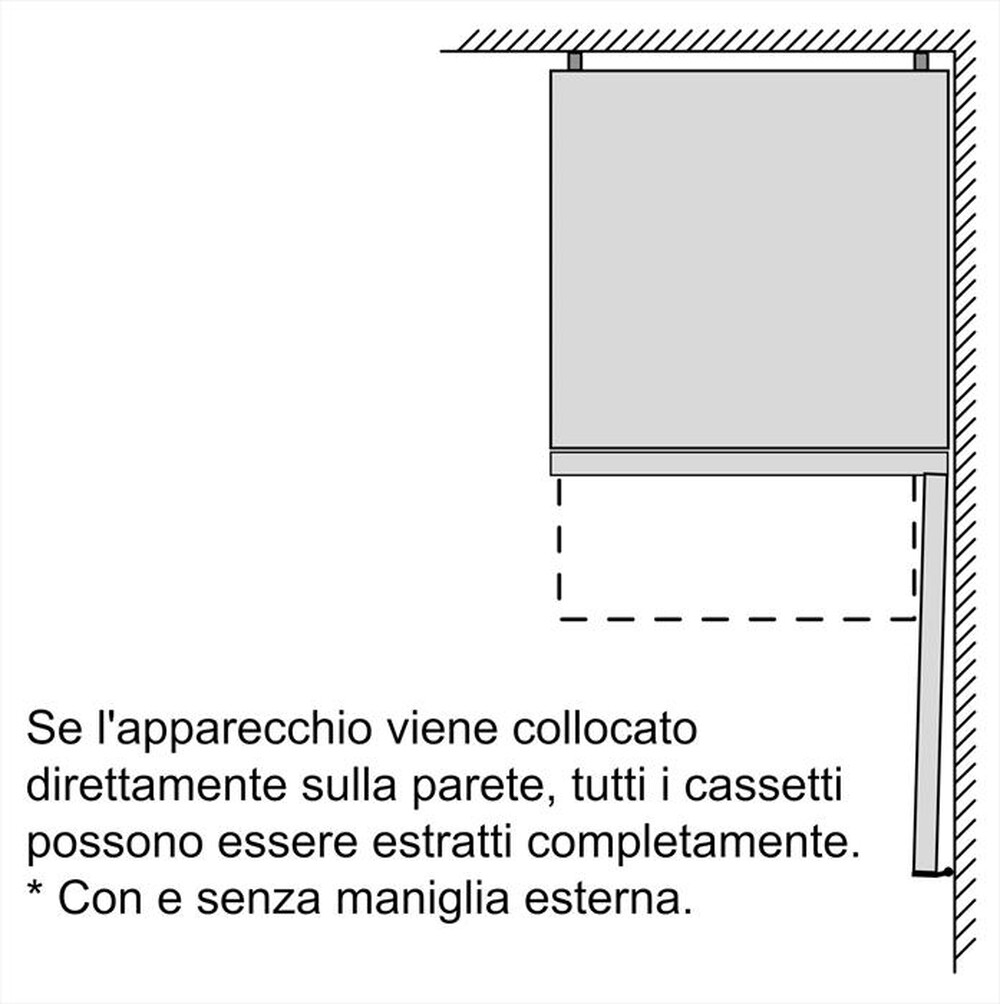 "BOSCH - Frigorifero combinato KGN39VWEQ Classe E-Bianco"