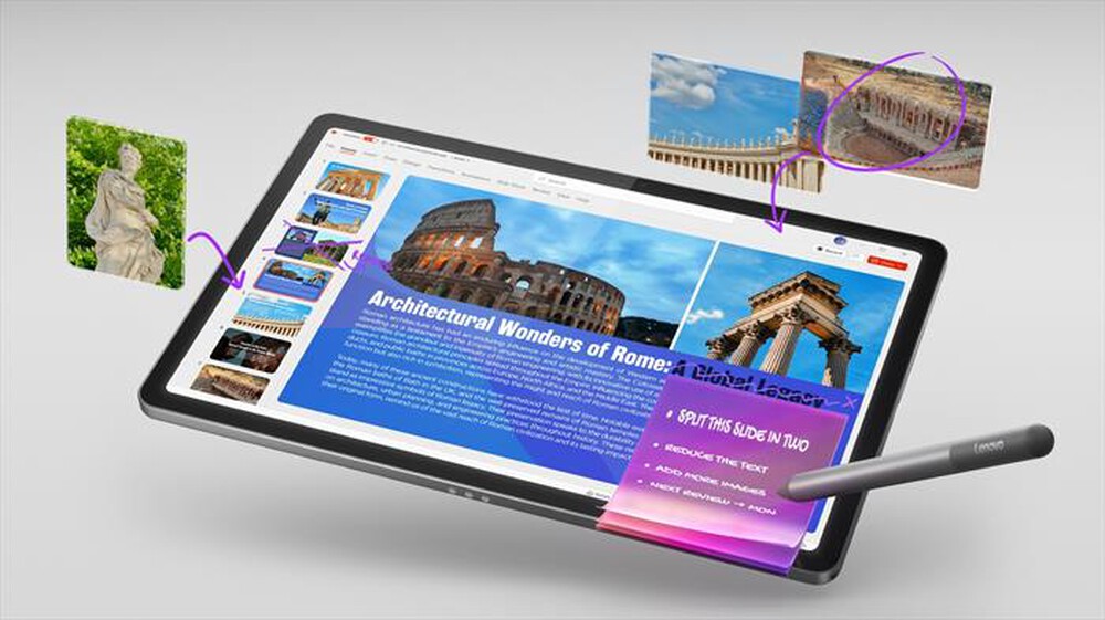 Immagine del prodotto LENOVO - Tablet IDEA TAB 8GB 128GB WiFi Tab Pen + Keyboard-Luna Grey