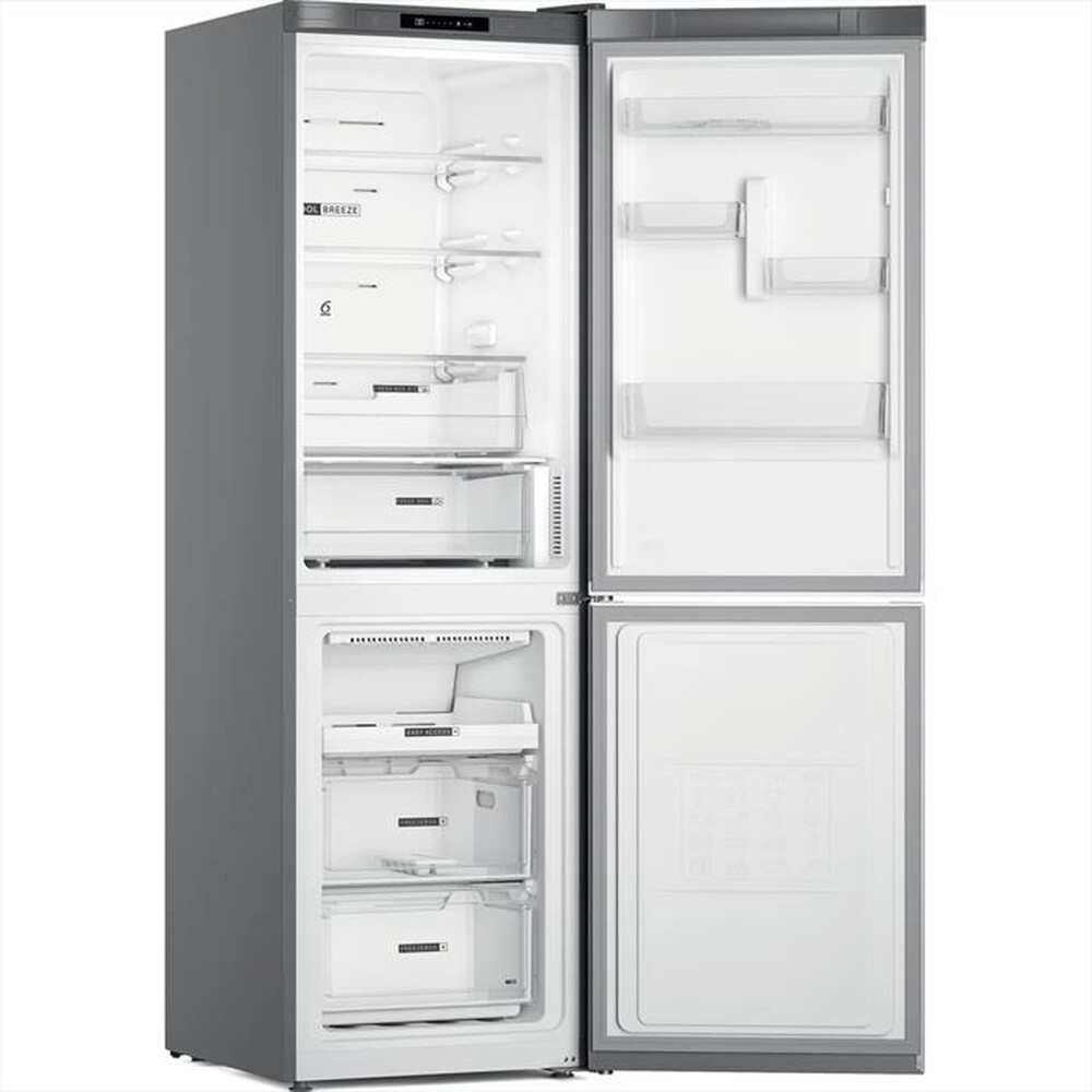 "WHIRLPOOL - Frigorifero combinato W7X 82I OX Classe E 335 lt-Stainless steel"