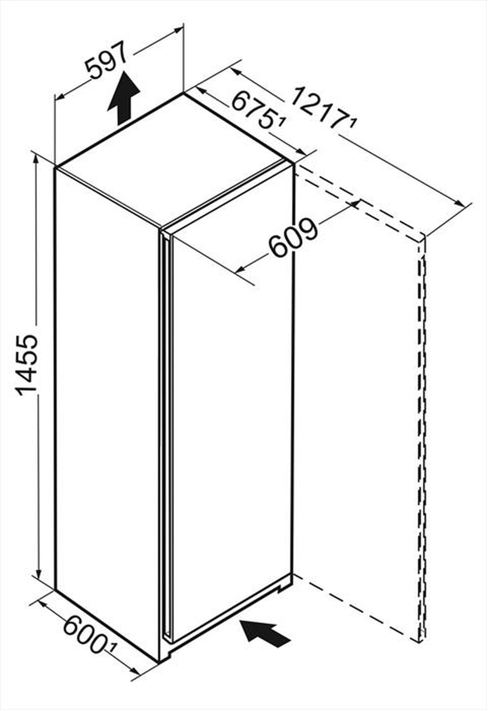 "LIEBHERR - Congelatore verticale FNE 4625-20 Classe E 199 lt-bianco"