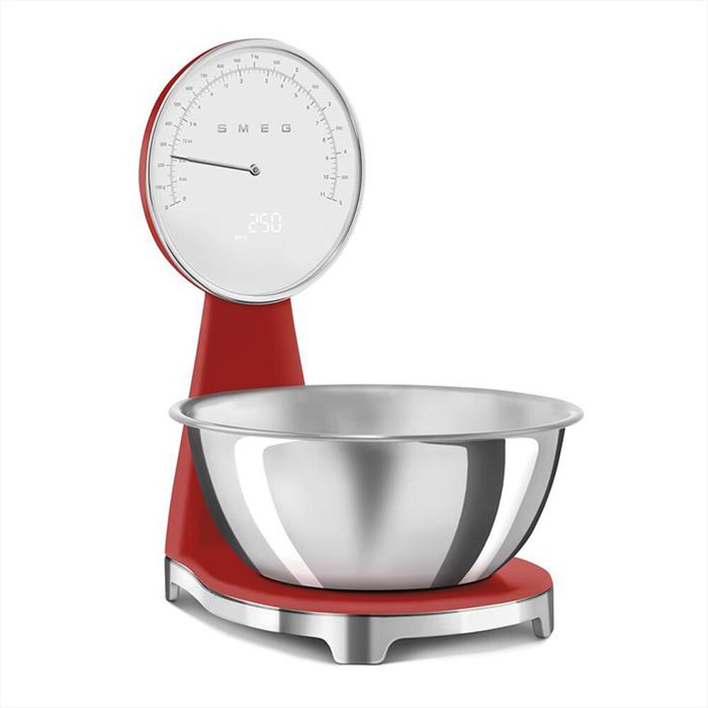 "SMEG - Bilancia da cucina KSF01RDWW-Rosso"