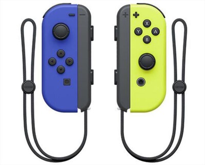 NINTENDO - Coppia di Joy-Con-Blu/Giallo Neon