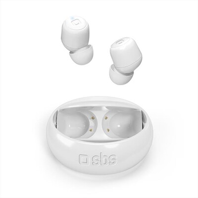 SBS - Auricolari bluetooth TEEARTWSSPINBTW-Bianco