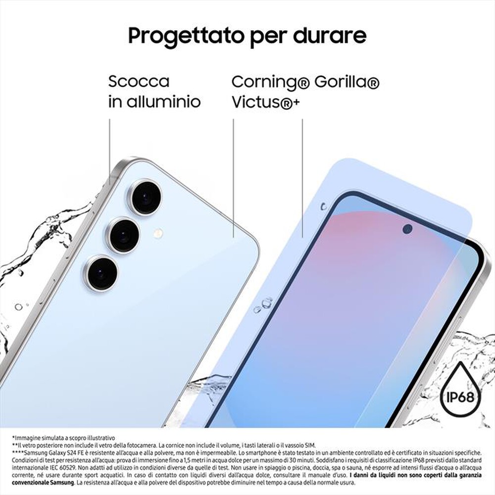 Immagine del prodotto SAMSUNG - Smartphone Galaxy S24 FE 128GB-Graphite