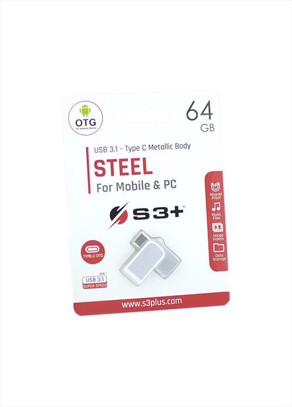 Immagine del prodotto S3+ - S3PD3104064AL-R-Argento