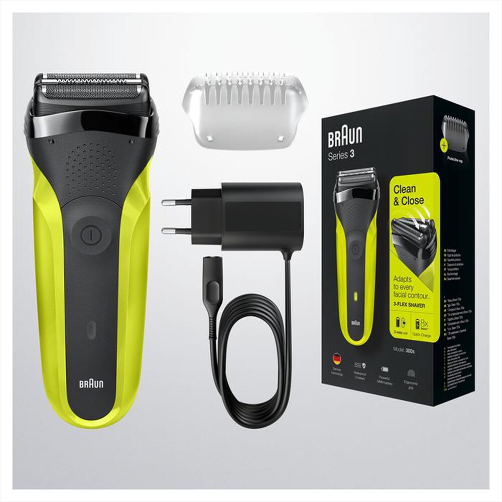 "BRAUN - SERIES 3 300BT-NERO/VERDE"