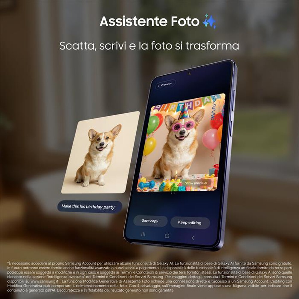 Immagine del prodotto SAMSUNG - Smartphone Galaxy S26 Ultra 1TB/16GB-Cobalt Violet