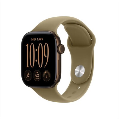 APPLE - Watch Series 12 GPS 42mm Alluminio Bronzo Scuro-Sport Band Oliva - M/L