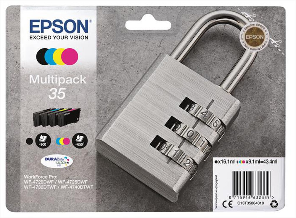 Immagine del prodotto EPSON - C13T35864020-Multipack 4 colori (NCMG)