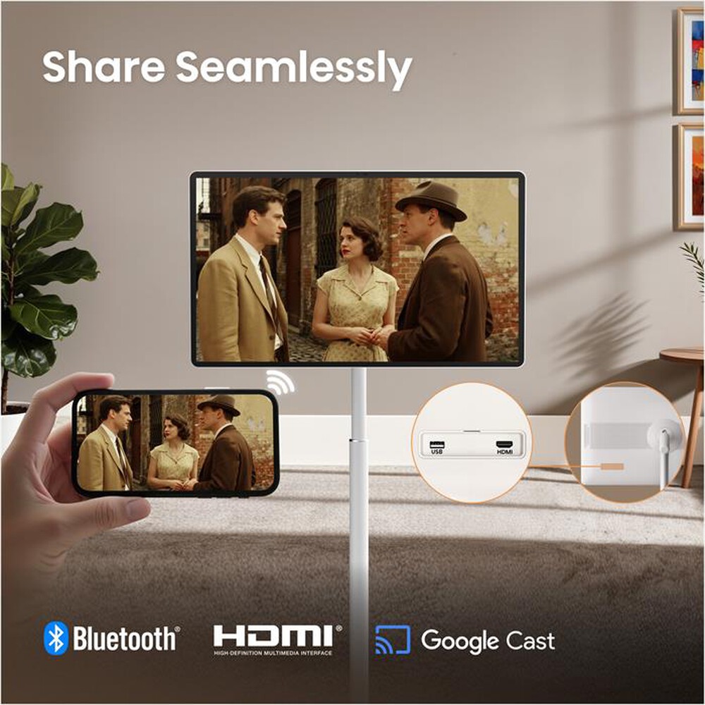 Immagine del prodotto HISENSE - RoamView Display Touchscreen 32" 4K 32S6S-Bianco