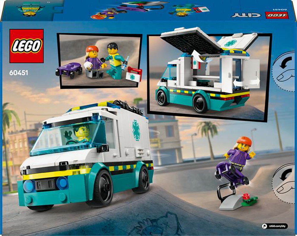 Immagine del prodotto LEGO - CITY GREAT VEHICLES Ambulanza di emergenza 60451