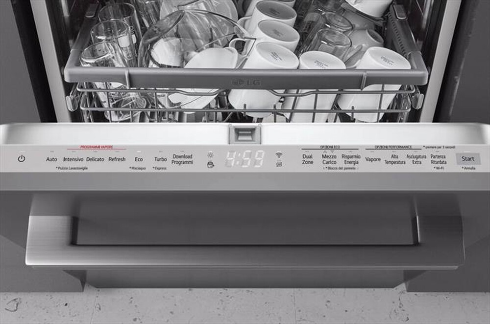 Immagine del prodotto LG - Lavastoviglie QUADWASH DB365TXS Classe B 10coperti-Acciaio inossidabile