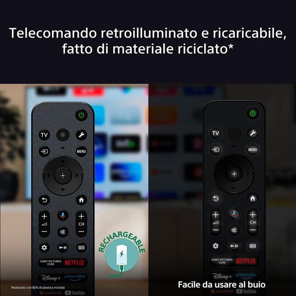 "SONY - Smart TV MINI LED UHD 4K 75\" K75XR70PAEP-Nero"