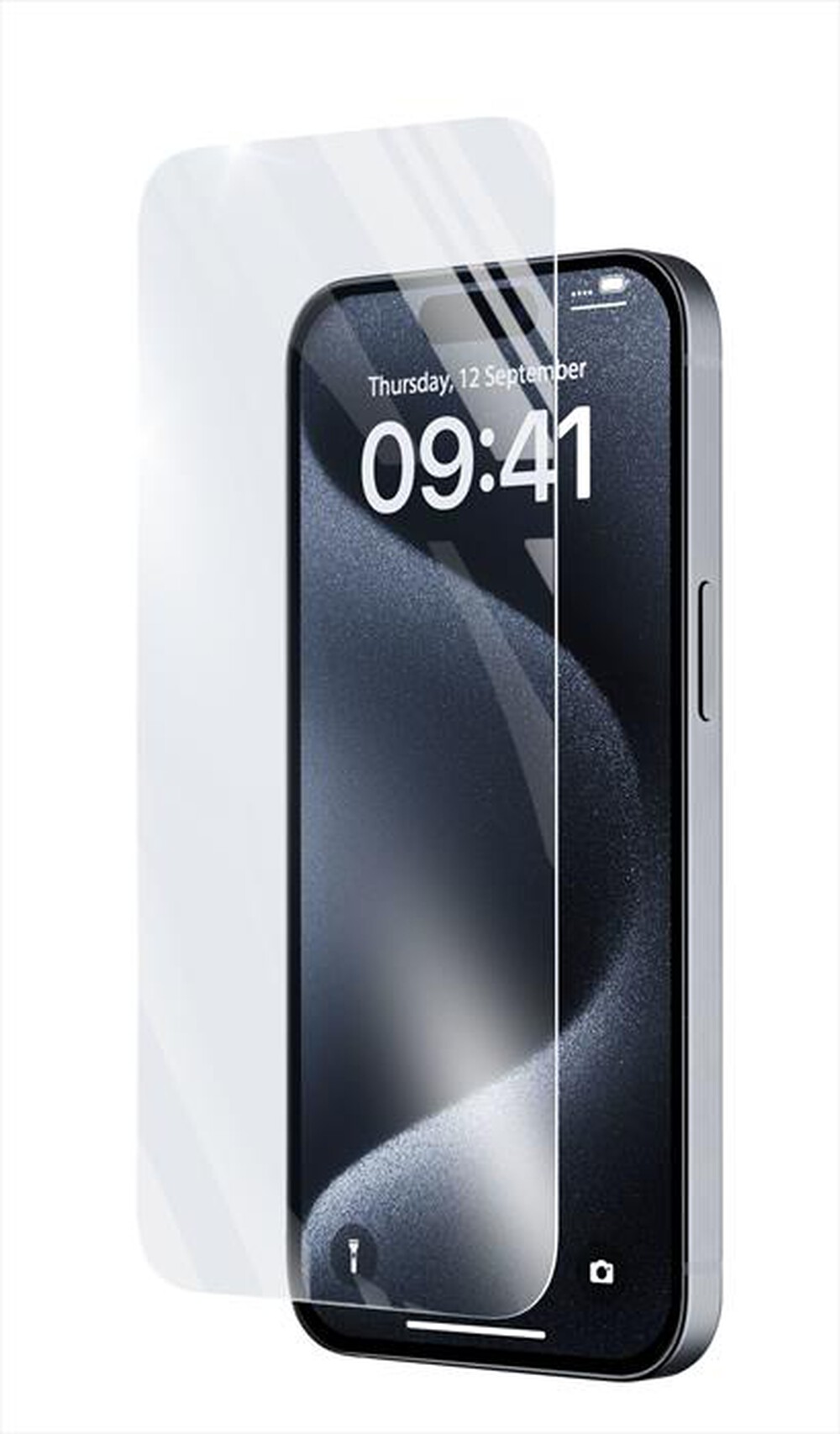 Immagine del prodotto CELLULARLINE - Tempered glass TEMPGLASSIPH15 per iPhone 15/15 Pro-Trasparente