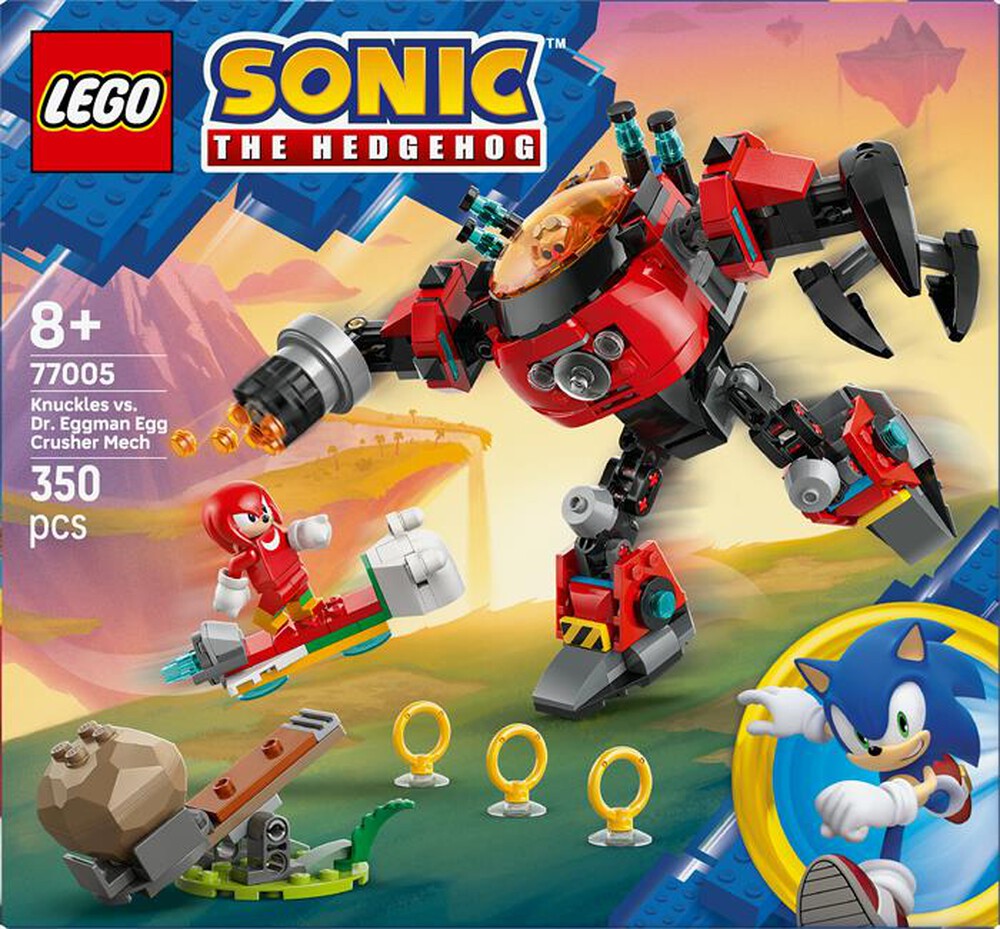 Immagine del prodotto LEGO - SONIC Knuckles Mech Egg Crusher Dr. Eggman 77005