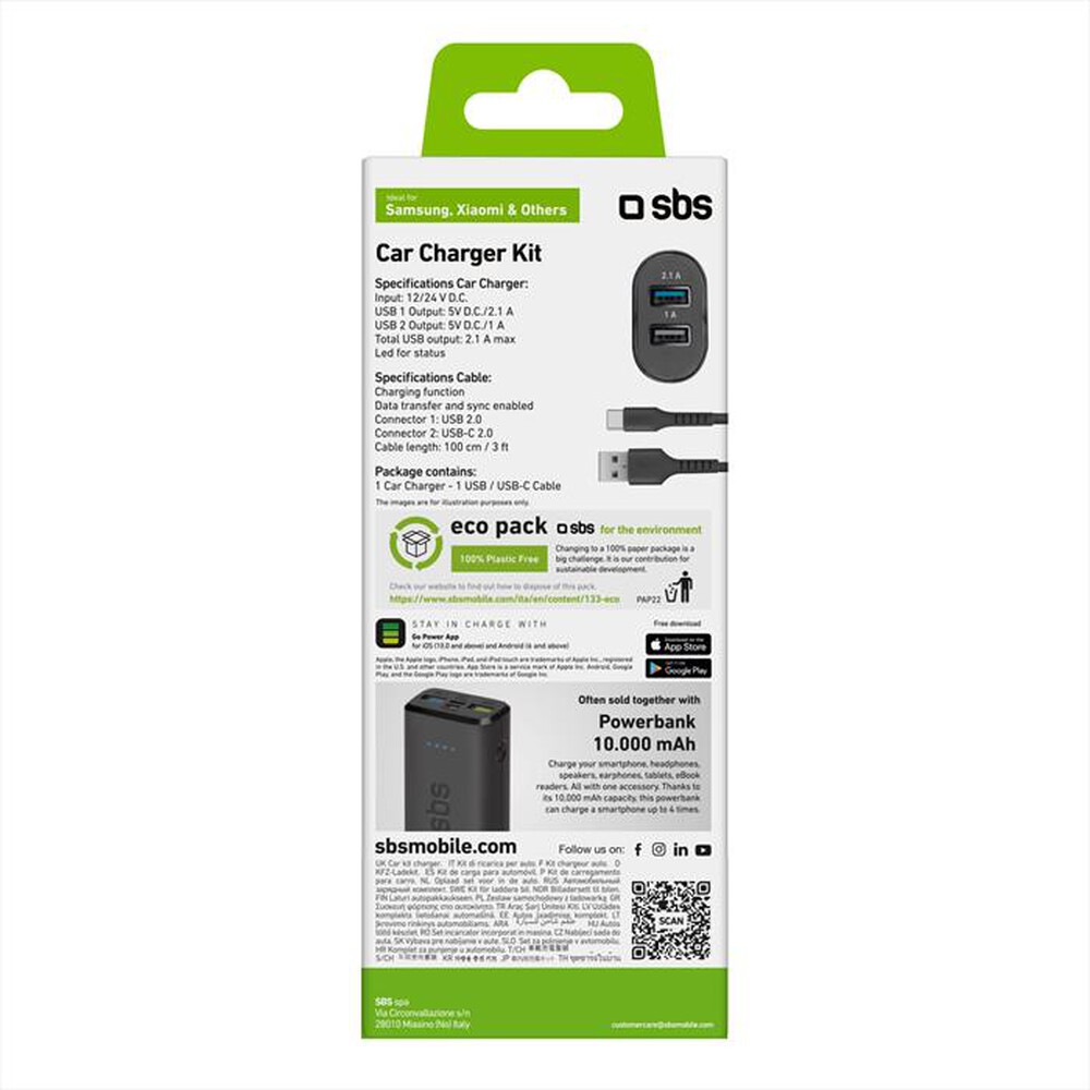 Immagine del prodotto SBS - TEKITCRC2U21AUL-Nero