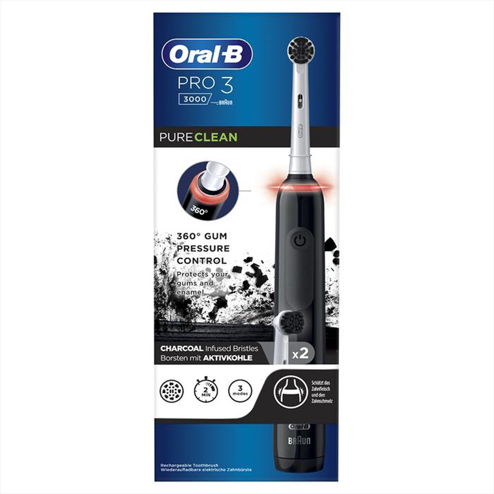 "ORAL-B - Spazzolino elettrico PRO 3 3000-Nero"