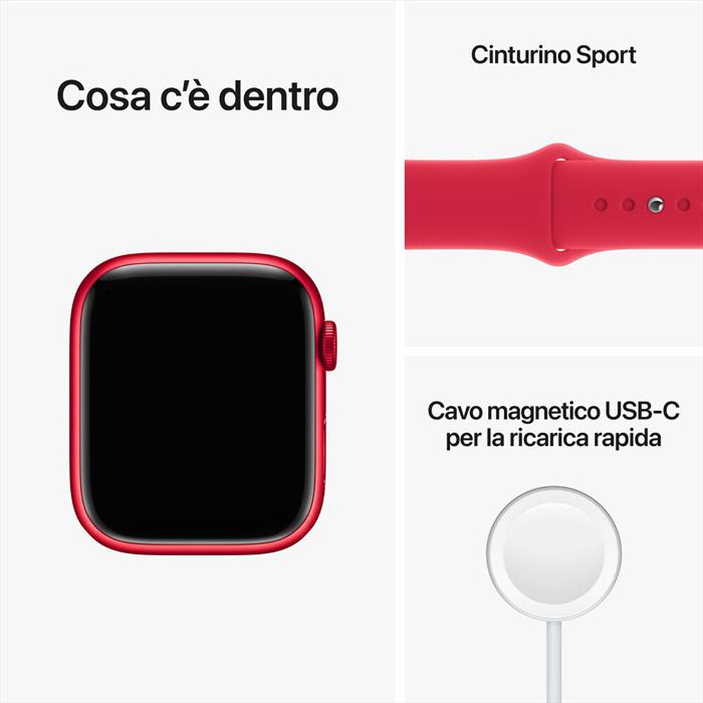 Immagine del prodotto APPLE - Watch Series 8 GPS 45mm Alluminio-(PRODUCT)RED