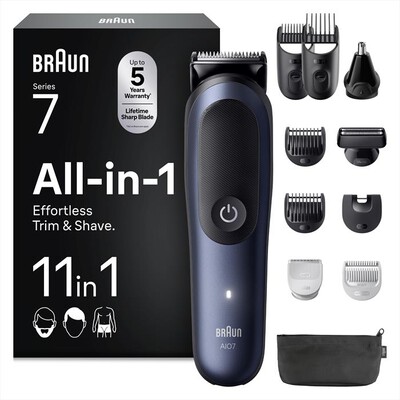 BRAUN - Rasoio AIO 7540-BLU