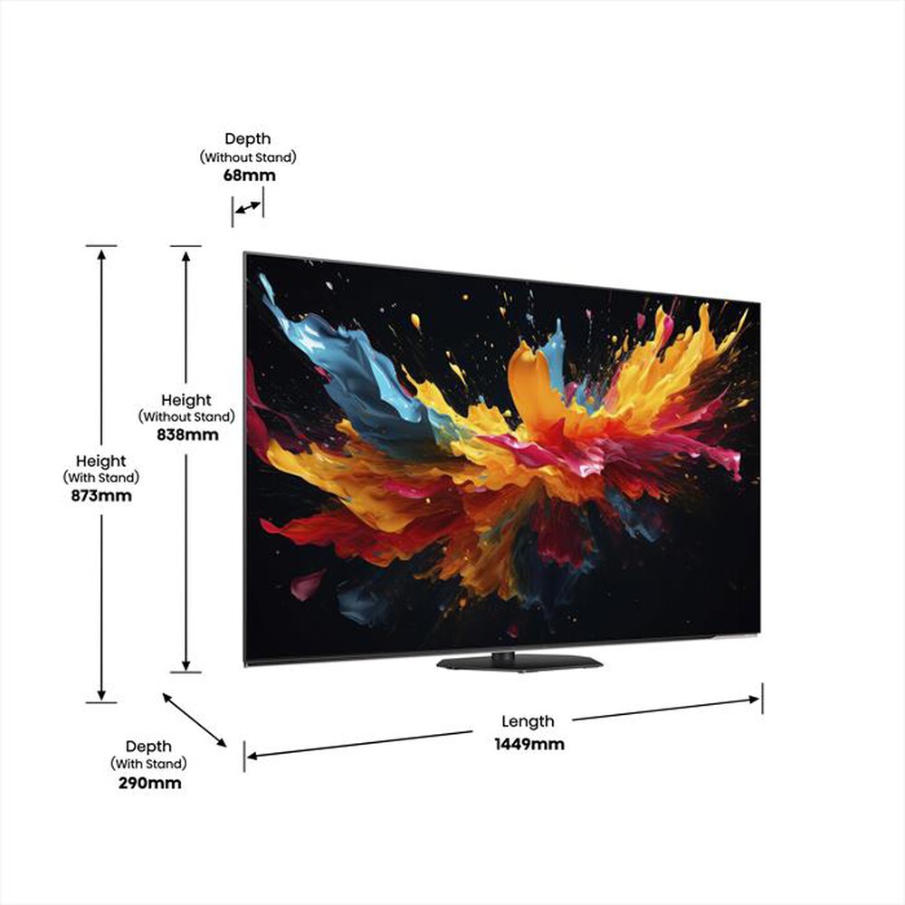 "HISENSE - Smart TV OLED 65\" 4K Ultra HD 65A86N 120Hz-NERO"