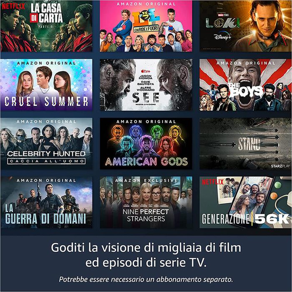 "AMAZON - FIRE TV STICK 4K ULTRA HD-Nero"
