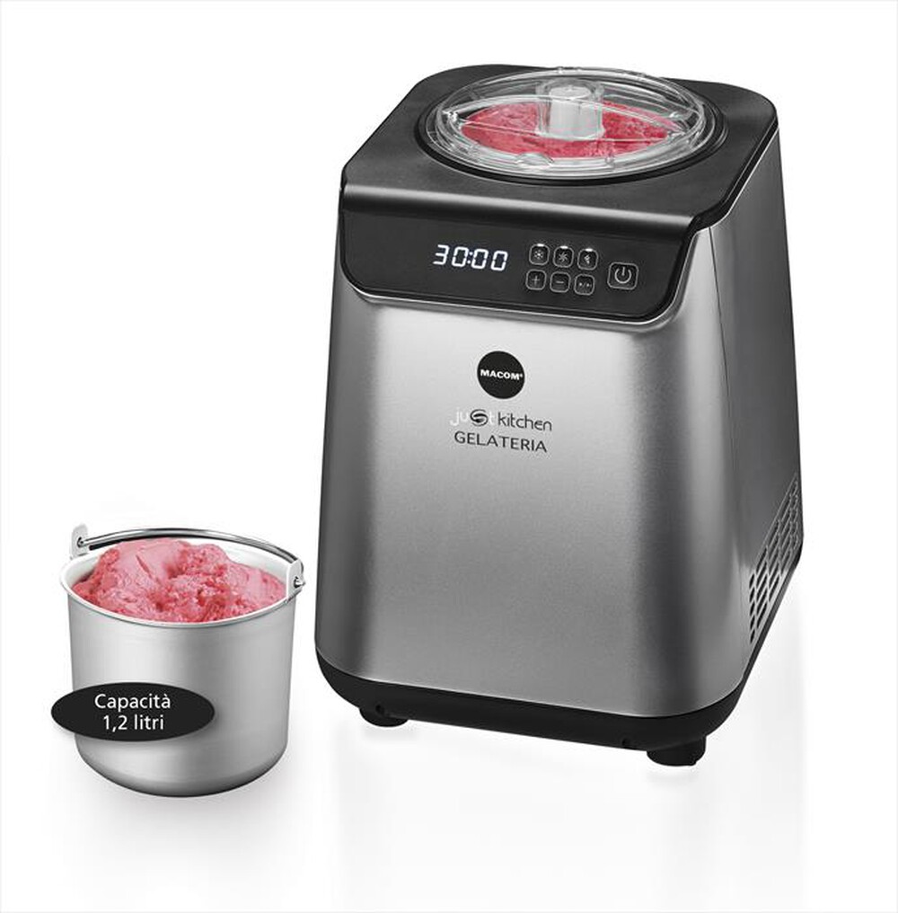 "MACOM - GELATERIA-SILVER E NERO"