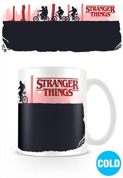 PYRAMID - STRANGER THINGS - tazza termosensibile Upside Down-Multicolore