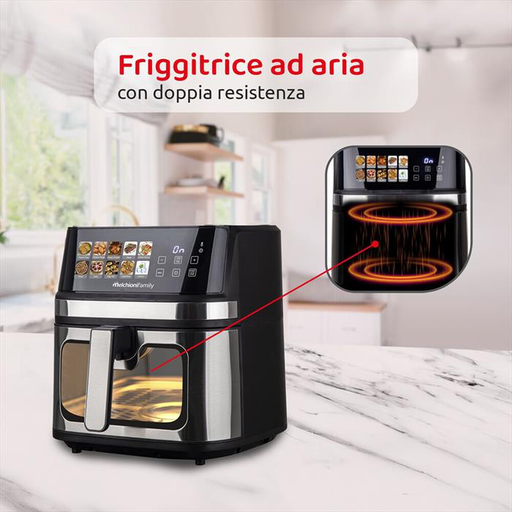 Immagine del prodotto MELCHIONI FAMILY - Friggitrice ad aria GAIA PLUS-Nero /Plastica
