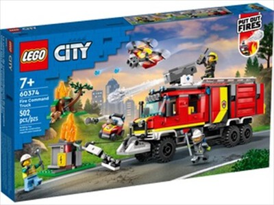 LEGO - CITY Autopompa dei vigili del fuoco - 60374-Multicolore