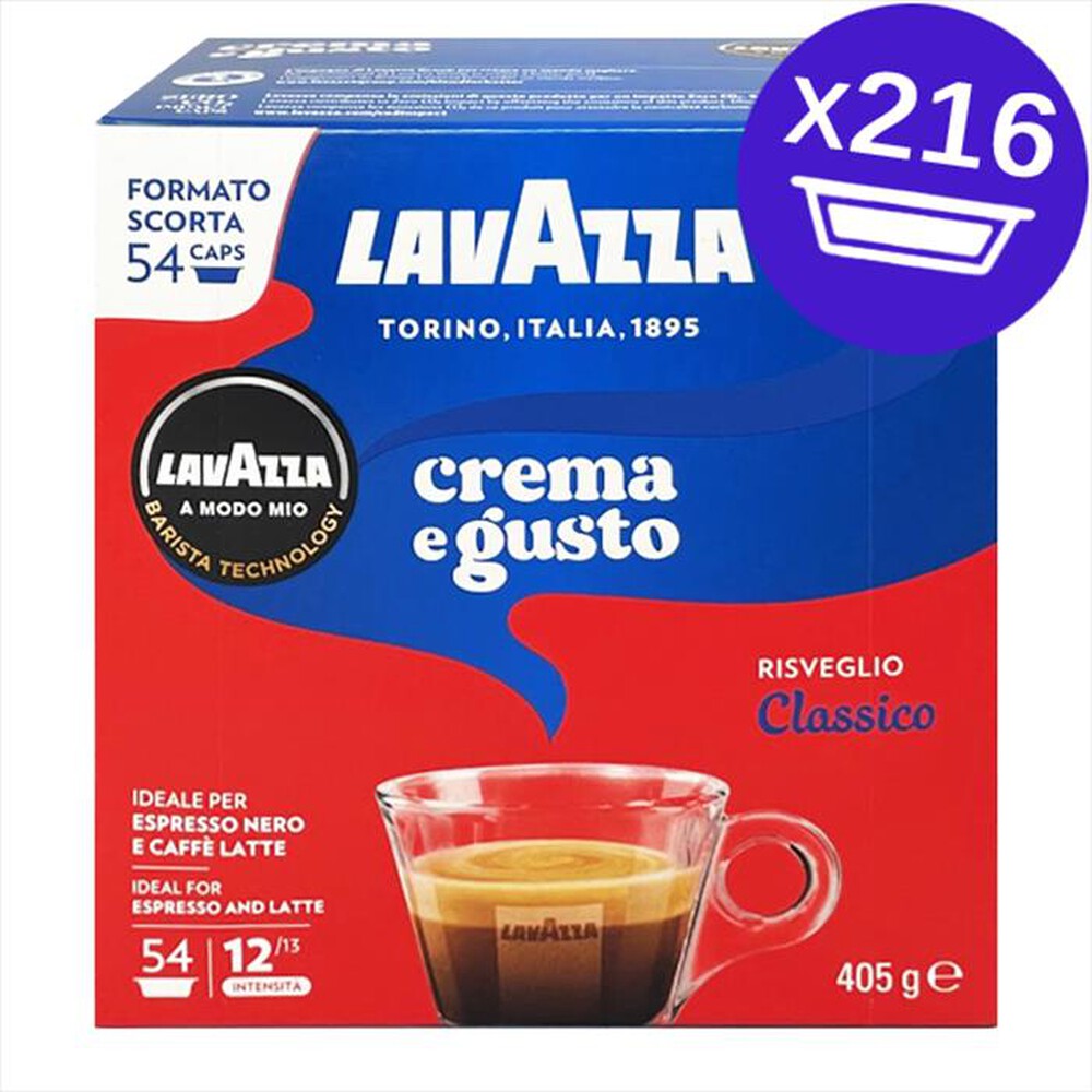 "LAVAZZA - CREMA E GUSTO - A Modo Mio 216 Caps"