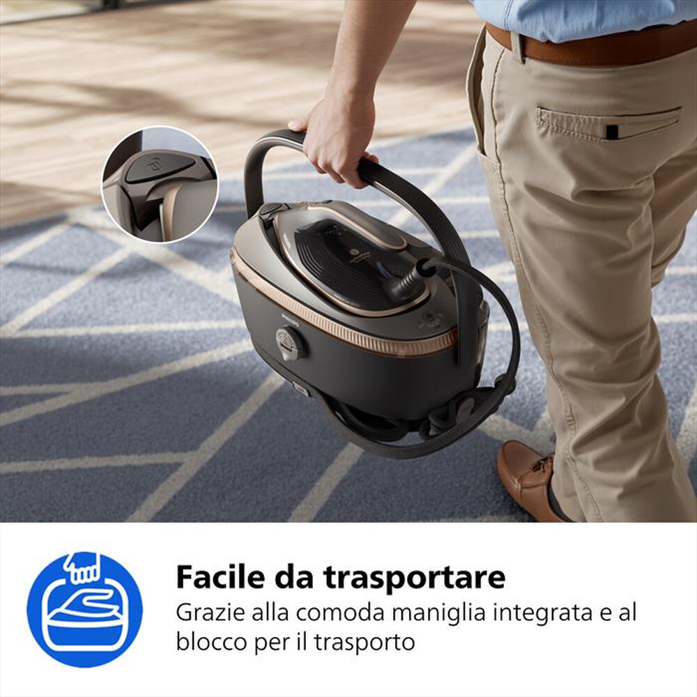 Immagine del prodotto PHILIPS - Sistema stirante PERFECTCARE SERIE 8000 PSG8300/20-Blu/Oro