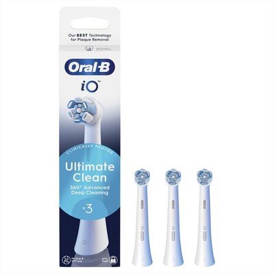 ORAL-B - OB PW REFILL ULTIMATE CLEAN WHITE X3CT-BIANCO,  ORAL-B - OB PW REFILL ULTIMATE CLEAN WHITE X3CT-BIANCO