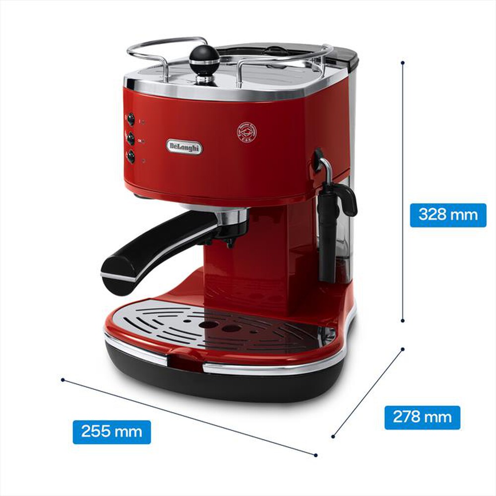 Immagine del prodotto DE LONGHI - ICONA VINTAGE ECO 311.R MACCHINA DA CAFFÈ MANUALE-Rosso