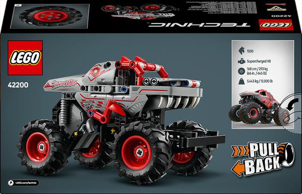 Immagine del prodotto LEGO - TECHNIC Pull-back Monster Jam™ ThunderROARus 42200