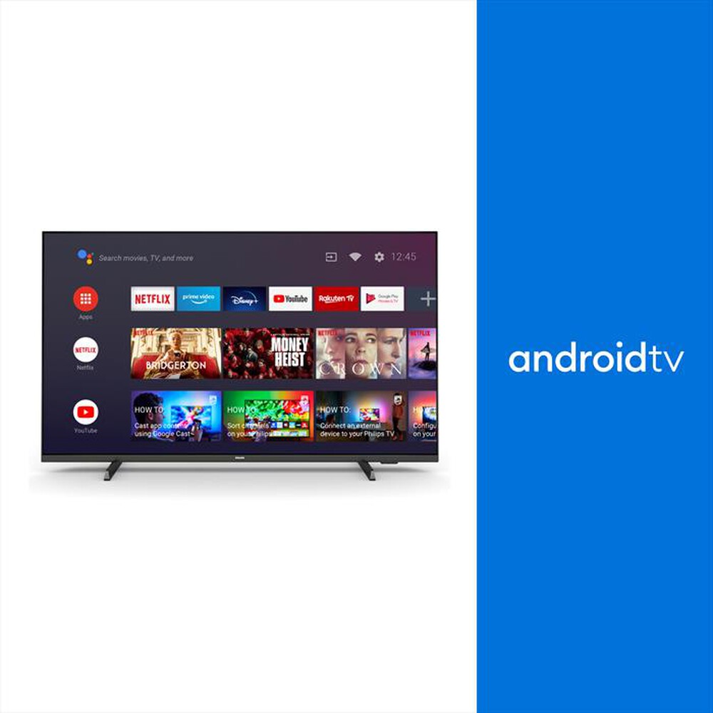 "PHILIPS - Smart TV ANDROID UHD 4K 55\" 55PUS7406/12-Black"